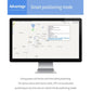 GPS tracker smart positioning mode displayed on desktop map screen