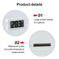 Mini LCD thermometer with large display and metal waterproof probe tip