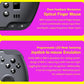 Handheld game console left controller side with buttons and optical finger mouse area