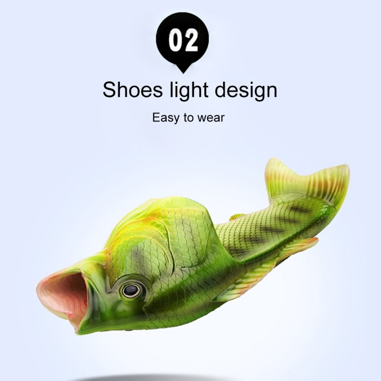 Children's fish-shaped EVA sandals, lightweight green fish shape
