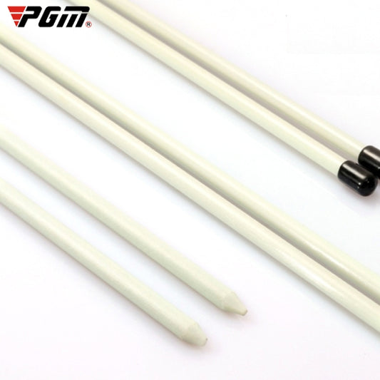 PGM 2 PCS Golf Alignment Sticks Fiberglass Training Aid Practice Rods for Correct Ball Direction(Color:Red Size:No Package), No Package, With Package