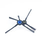 Robot vacuum side brush set with two blue bristle brushes