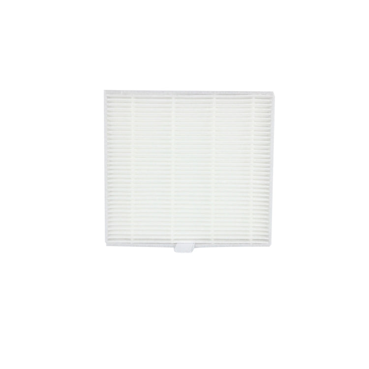 Robot vacuum filter with white grid media panel