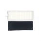 White filter grille and black foam filter insert set for robot vacuum
