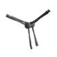 Robot vacuum side brush set showing three black brushes with gray bristles