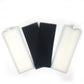 XI221 2 Pairs K614 Side Brushes + I205 Initial Effect Filter + 2 PCS I207 Filters Set for ILIFE A4 / A4S / A6