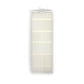 Replacement vacuum pleated primary filter with white vertical ribs