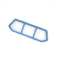 Replacement vacuum blue filter frame with three white insert windows