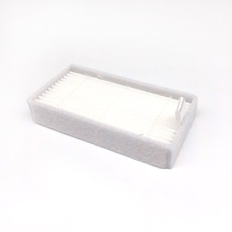Robot vacuum replacement cleaning pad, white bristle comb in gray frame