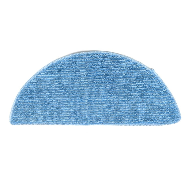 Blue microfiber cleaning pad for robot mopping
