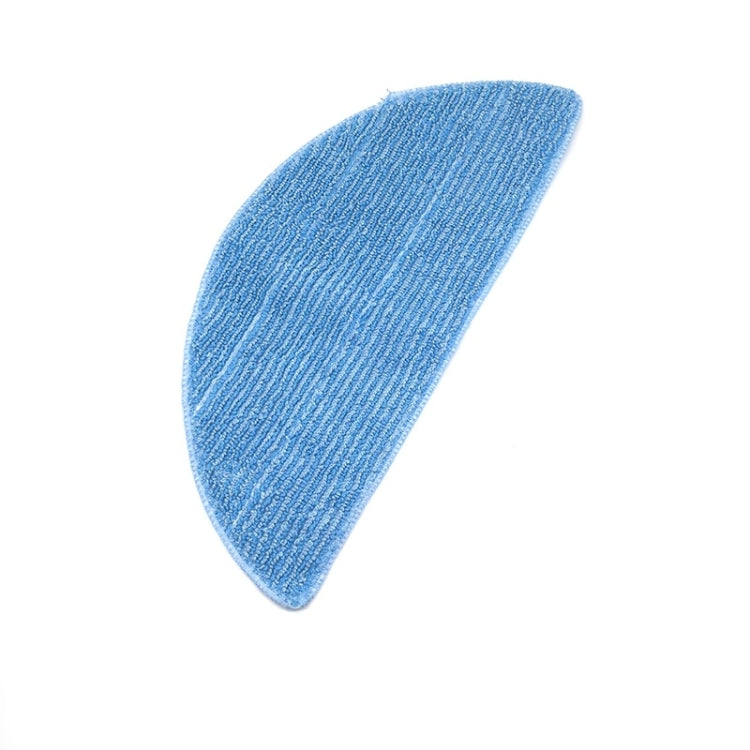 Light blue microfiber cleaning pad with textured surface