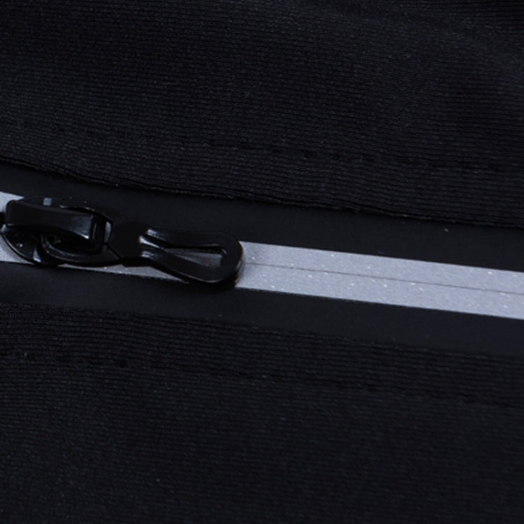 SIGETU zip coat detail, black zipper track with metal slider