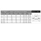 Size chart for men's sports coat, includes material and measurement ranges