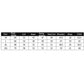 Size chart table showing measurements for sizes M through 2XL