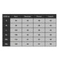 Size chart for ladies sequin baseball jacket: bust, shoulder, sleeve, length