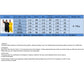 Size chart graphic for the three-piece lounge set with bust, hip, and length